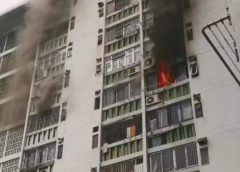 Мъжът умира след като се потопи от сградата по време на Блейз в Цуен Уан на Хонконг