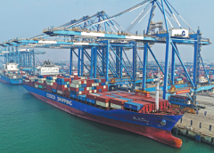 Търговският коридор суша-море бележи важен крайъгълен камък